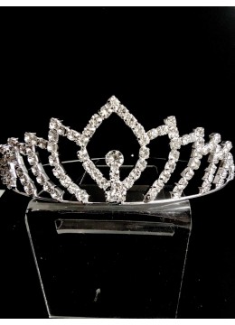 Абитуриентска тиара за коса белгийски кристали- Princess of Elegance